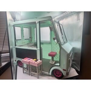 OG Our Generations Ice Cream Truck , Working Lights/Music with Accessories